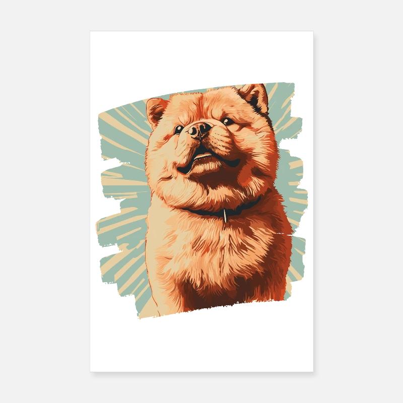 Chow Chow Poster 20 x 30 cm