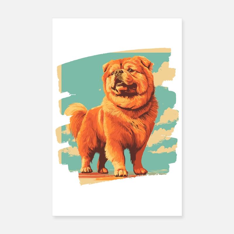 Chow Chow Poster 20 x 30 cm