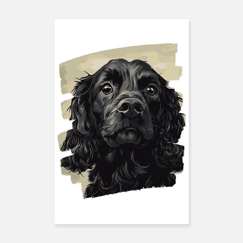 Cocker Spaniel Poster 8" x 12" (20x30 cm)