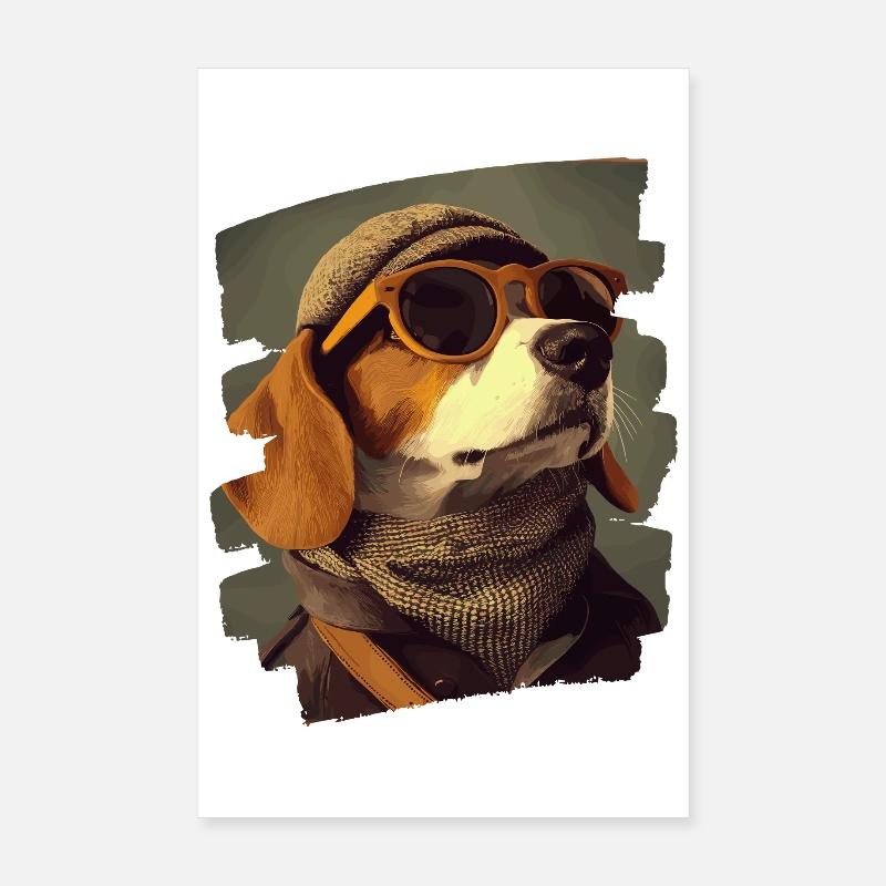 Beagle Poster 20x30 cm