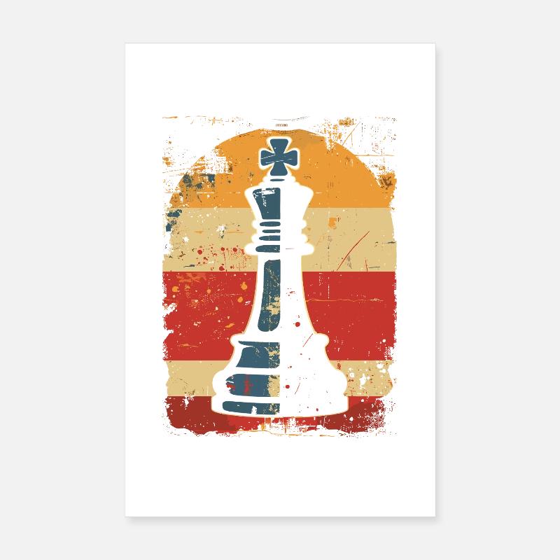 Pièce d’échecs Steamwave Poster 20 x 30 cm
