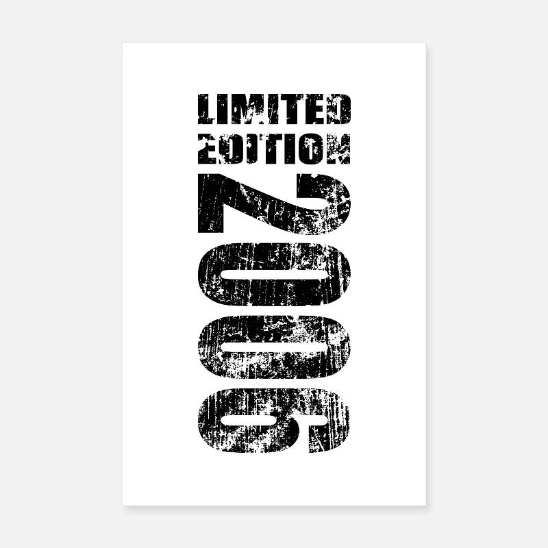 Limited Edition 2006 19. Geburtstag Geschenk Poster 20x30 cm