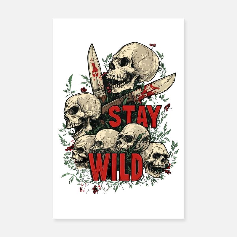 Restez libre de vos activités Poster 20 x 30 cm