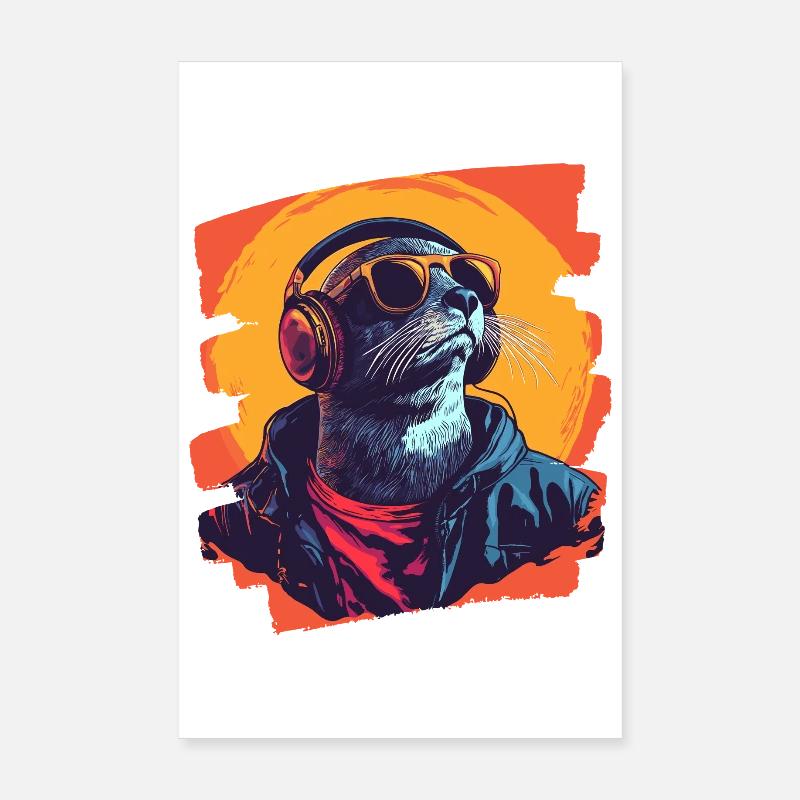 Phoque Poster 20 x 30 cm