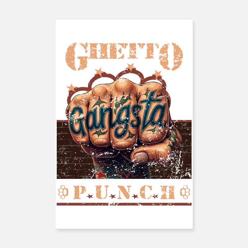 Ghetto Punch Poster 20x30 cm