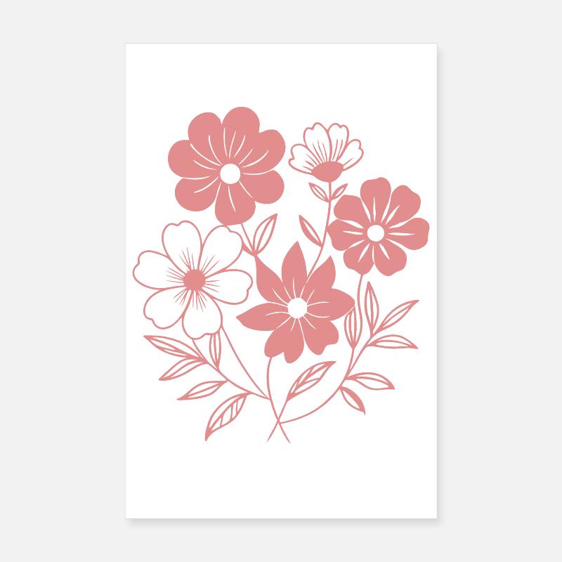 Flowers - Spring - Summer - Saying Poster 8" x 12" (20x30 cm)