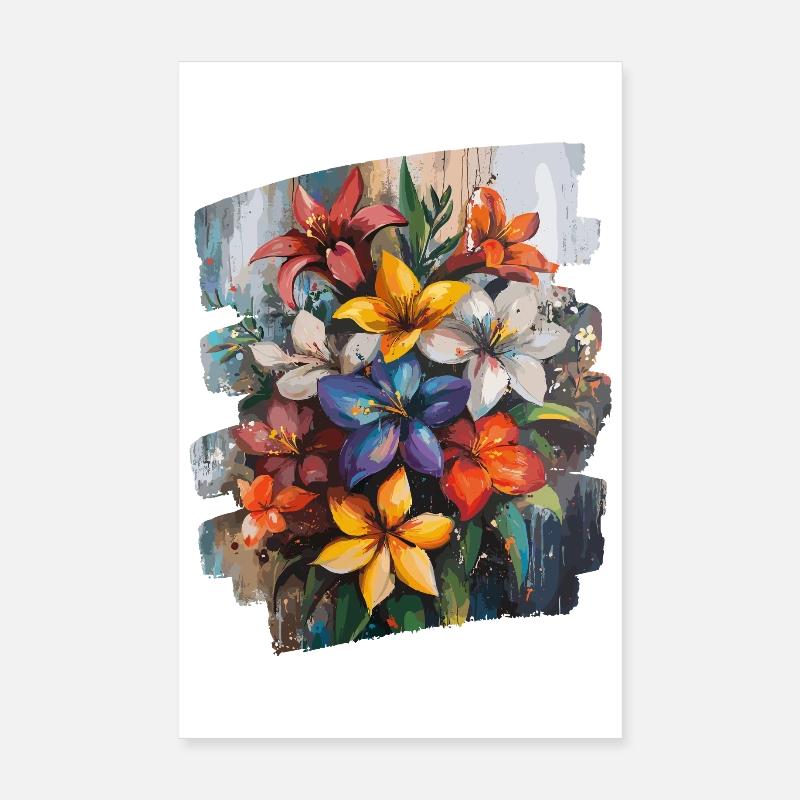 Printemps Printemps Début Fleur Fleurs Poster 20 x 30 cm