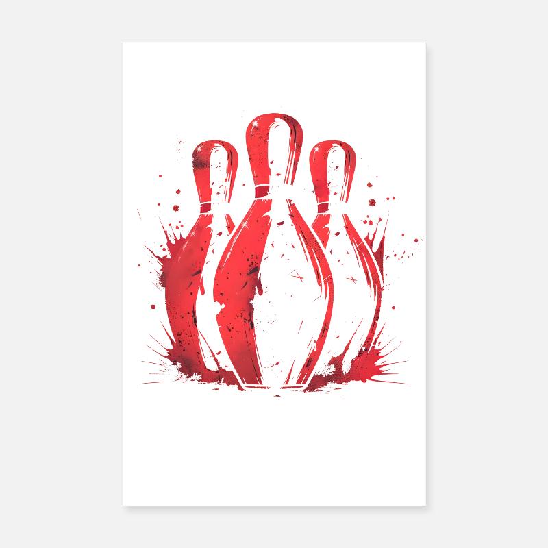 Bowling Poster 20 x 30 cm