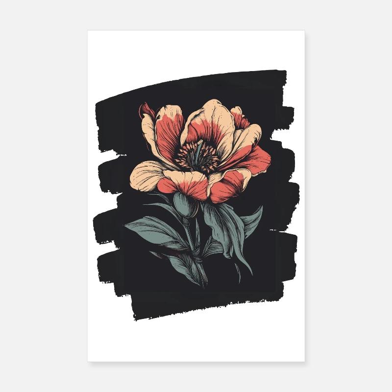 Printemps Printemps Début Fleur Fleurs Poster 20 x 30 cm