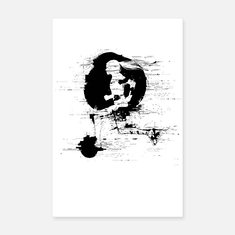 Graphic Runner Poster 8" x 12" (20x30 cm)