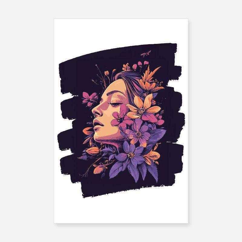 Spring Spring Beginning Flowers Poster 8" x 12" (20x30 cm)