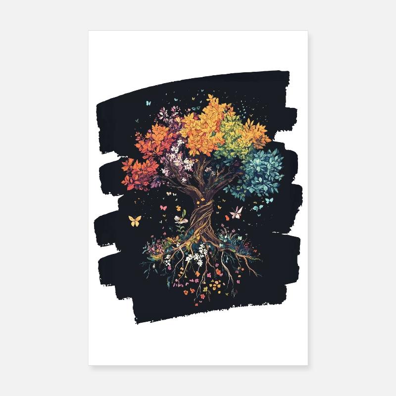 Printemps Printemps Début Fleur Fleurs Poster 20 x 30 cm
