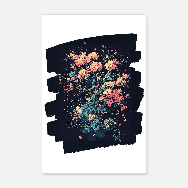 Printemps Printemps Début Fleur Fleurs Poster 20 x 30 cm
