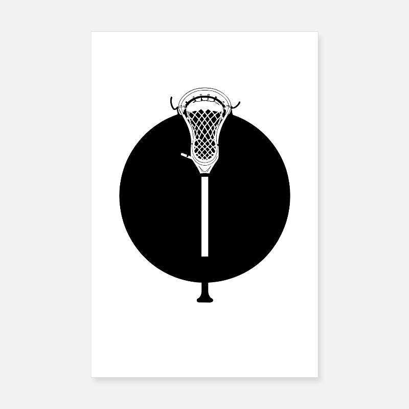 Lacrosse Schläger Poster 20x30 cm