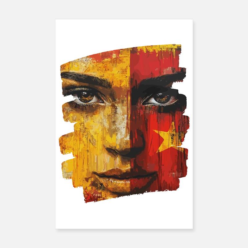Drapeau espagnol Espagne Poster 20 x 30 cm