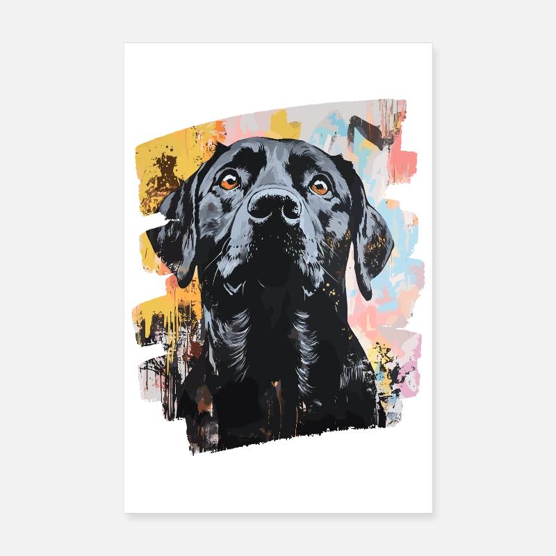 Labrador Poster 8" x 12" (20x30 cm)