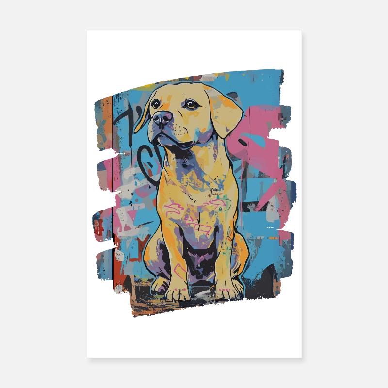 Labrador Poster 20 x 30 cm
