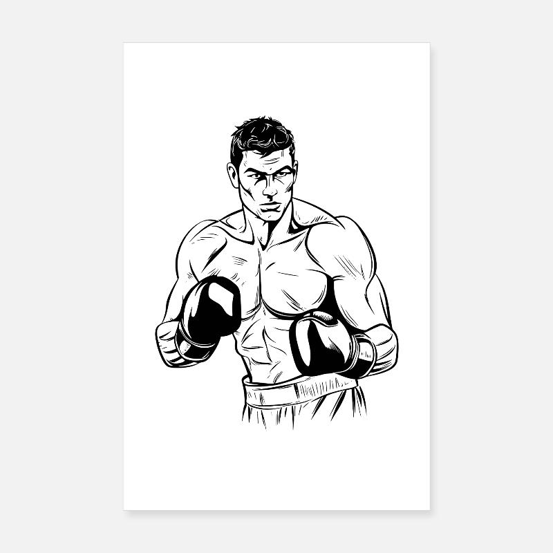 Boxer Poster 20x30 cm