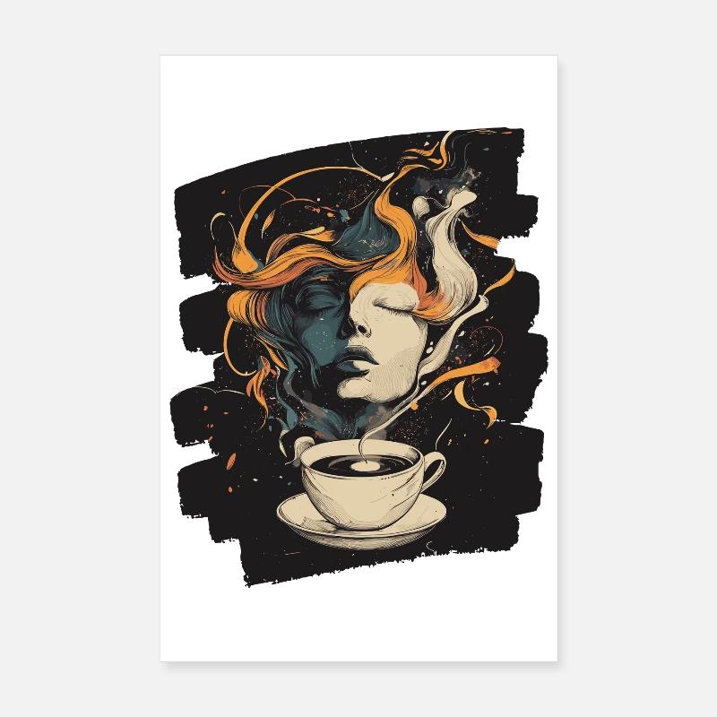 Café Café Amateurs de café Poster 20 x 30 cm
