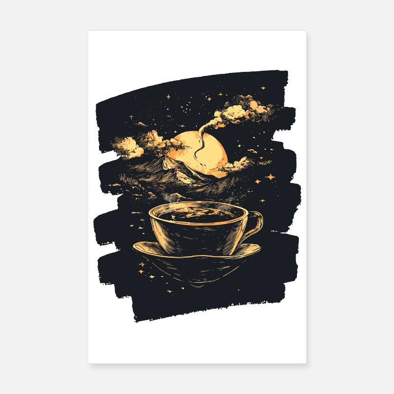 Café Café Amateurs de café Poster 20 x 30 cm
