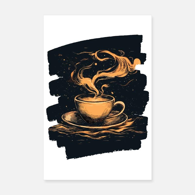Café Café Amateurs de café Poster 20 x 30 cm