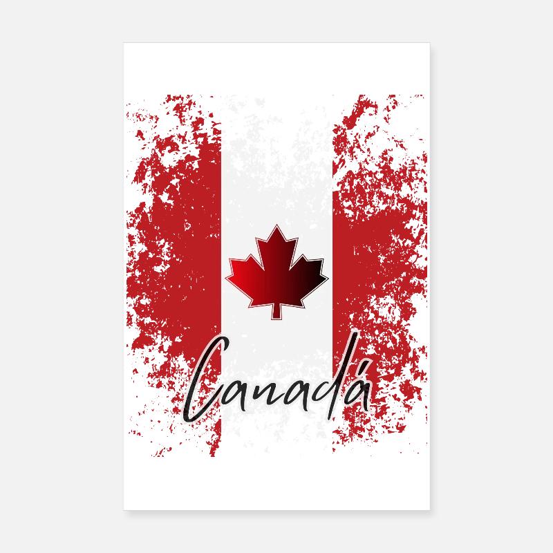 Fierté canadienne, j’aime le Canada Poster 20 x 30 cm