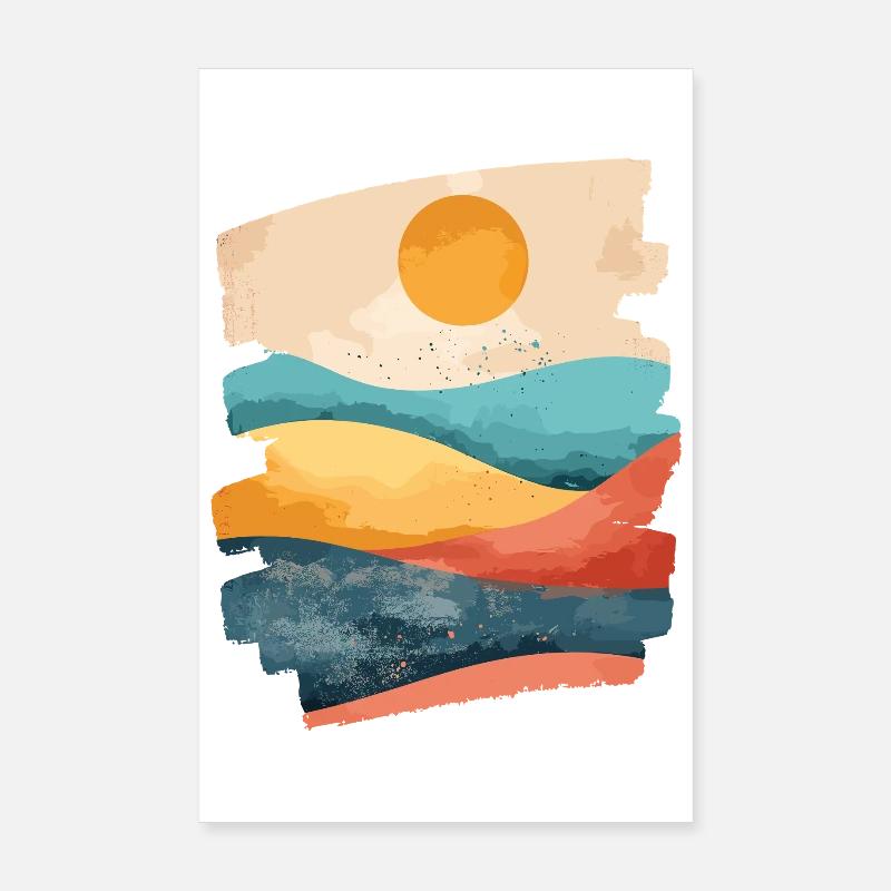 Soleil d’été Poster 20 x 30 cm