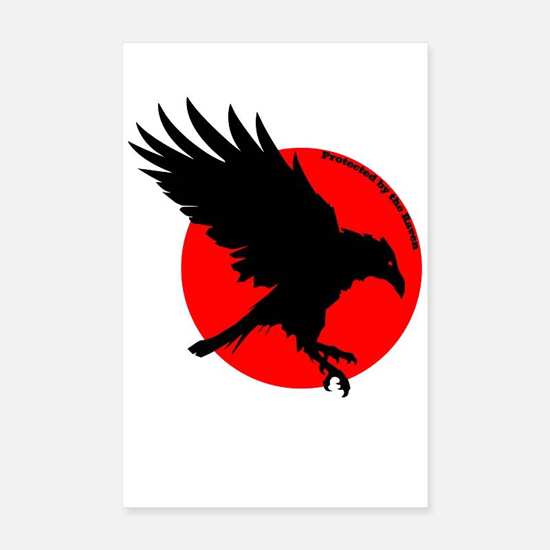 Magic Raven Poster 8" x 12" (20x30 cm)