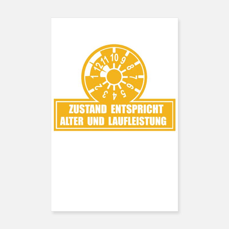 Prüfplakette  Poster 20x30 cm