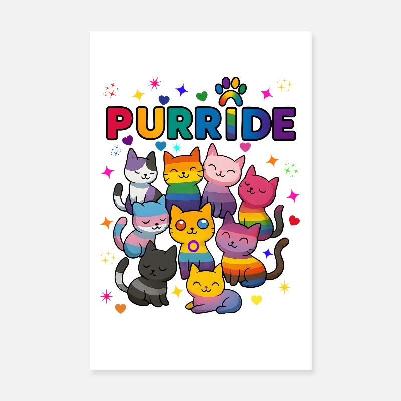 Purride Chats LGBT Poster 20 x 30 cm