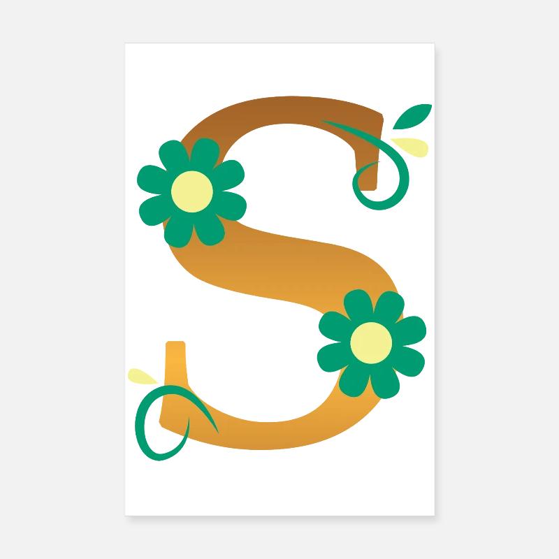 S Poster 8" x 12" (20x30 cm)