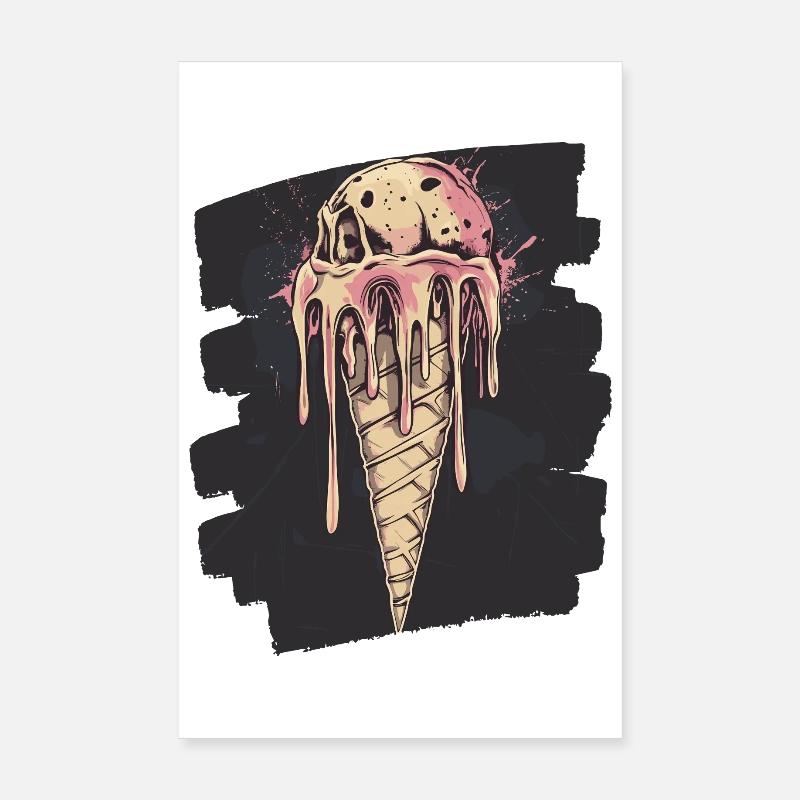 Eiscreme Eis Poster 20x30 cm