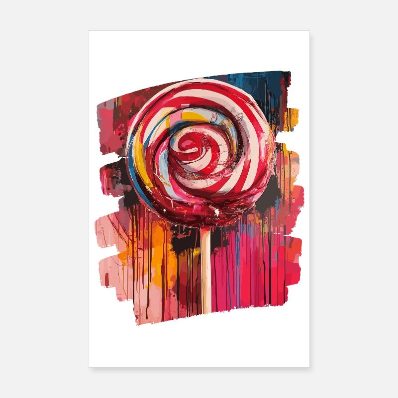 Lollipop lollipop candy candy Poster 8" x 12" (20x30 cm)