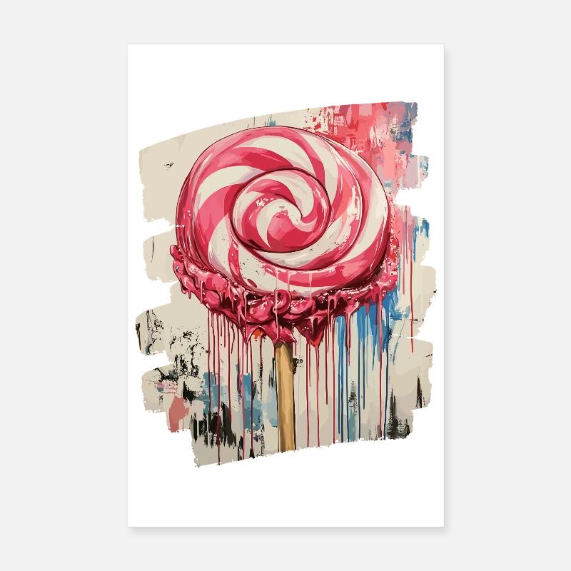Lollipop lollipop candy candy Poster 8" x 12" (20x30 cm)