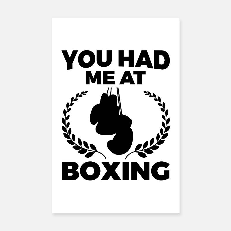 Boxer Witz Poster 20x30 cm