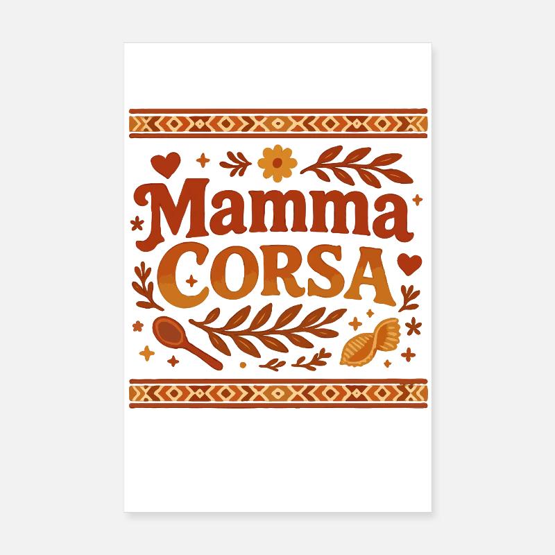 Mamma Corsa Poster 20 x 30 cm