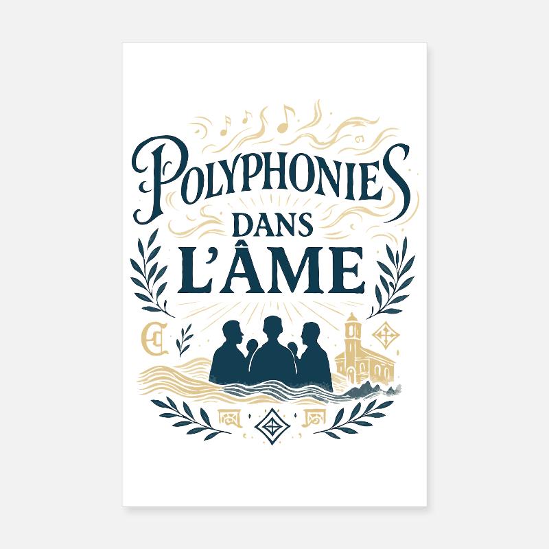 Polyphonies dans l'âme Poster 20 x 30 cm