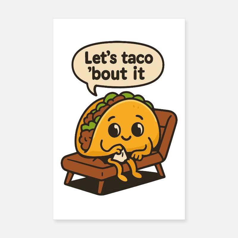 Faisons de l’art Taco' Bout It Poster 20 x 30 cm