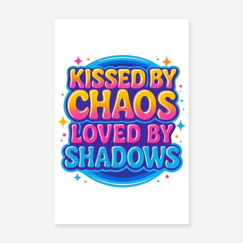 Fantasy Reader Vibes – Kissed by Chaos Design Poster 8" x 12" (20x30 cm)