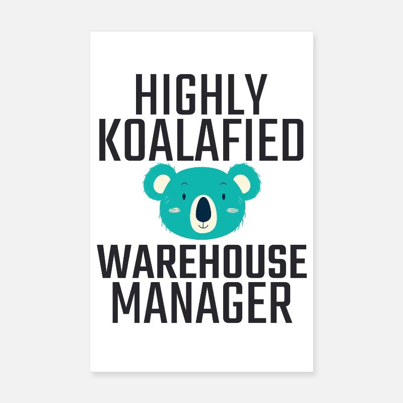 Responsable d’entrepôt Koalafied Poster 20 x 30 cm