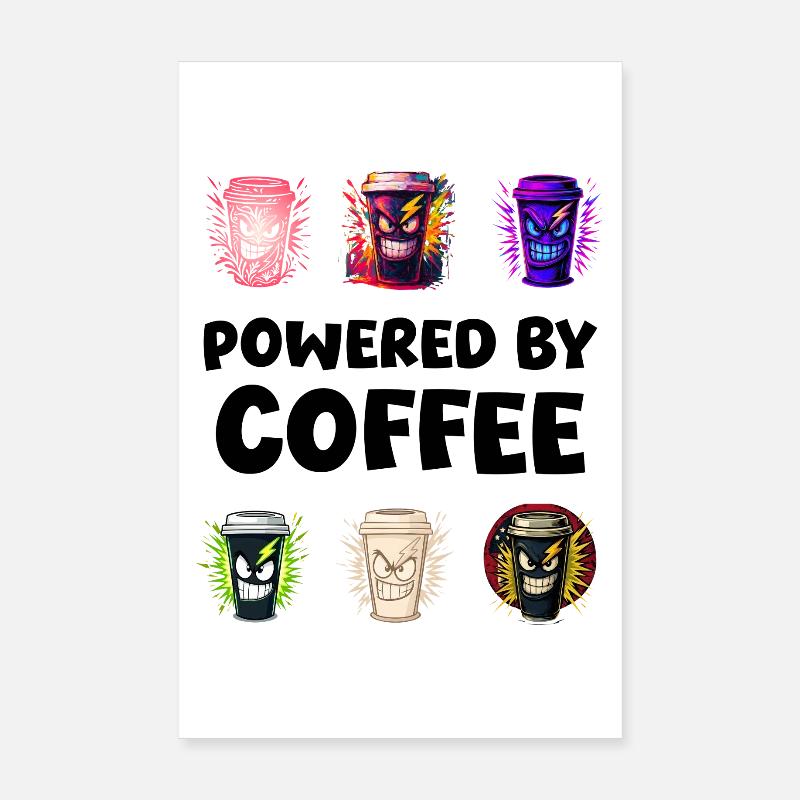 Expressive energy mugs Poster 8" x 12" (20x30 cm)