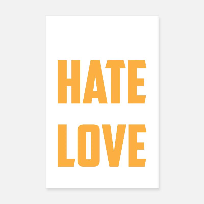 Transformative hateful to loving designs Poster 8" x 12" (20x30 cm)