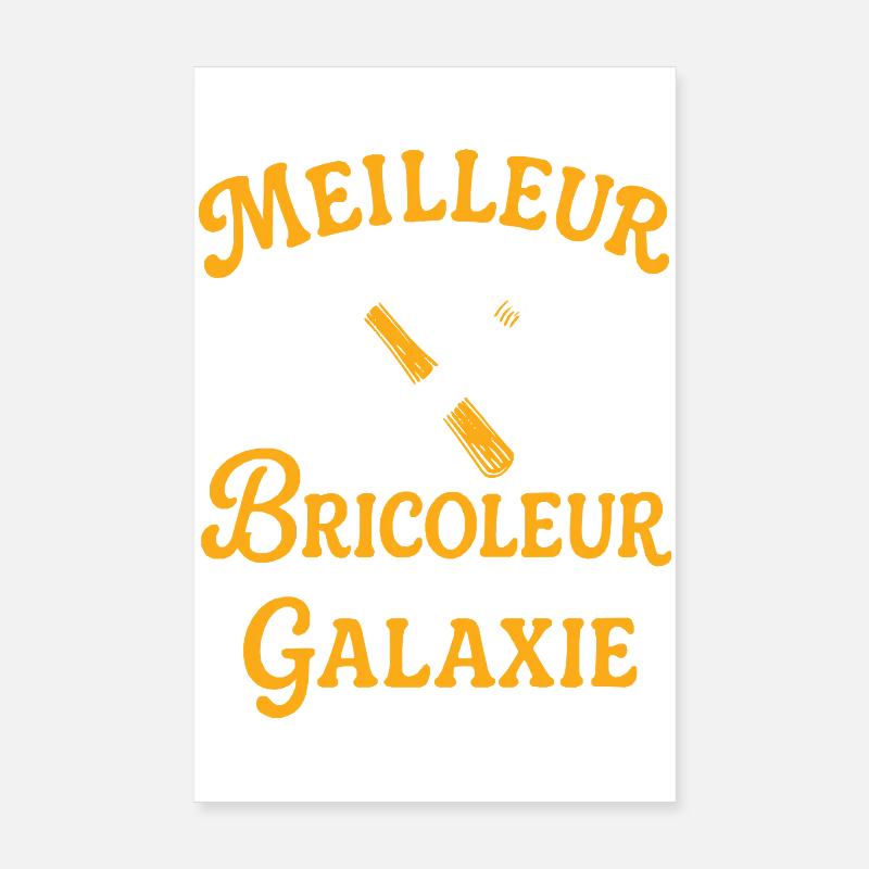 Bester Tüftler der Galaxis Poster 20x30 cm