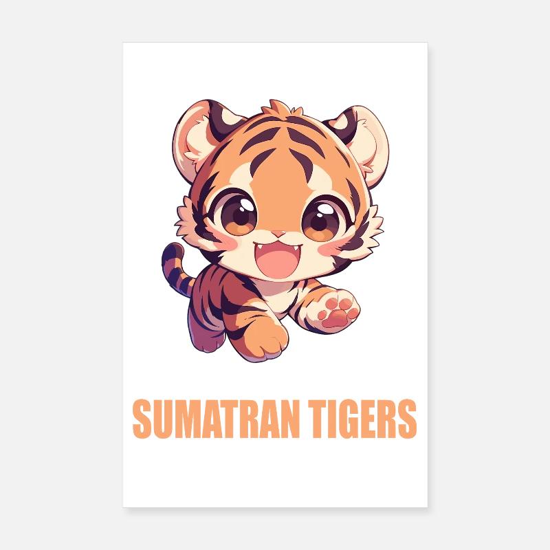 Tigre de Sumatra Poster 20 x 30 cm