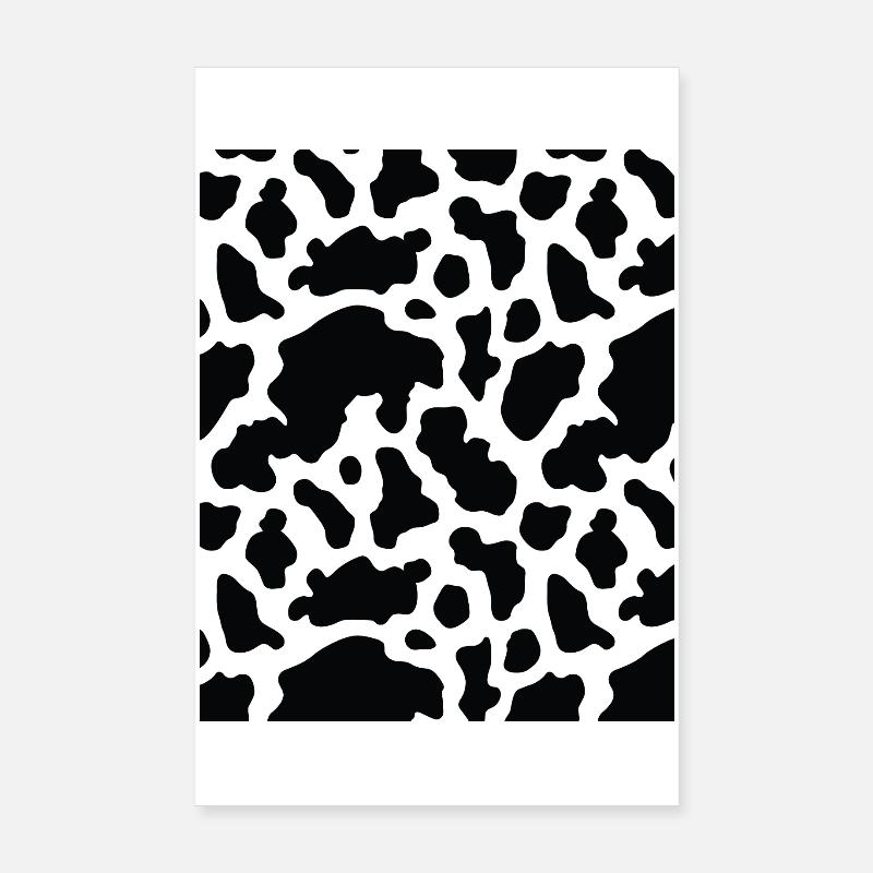 Cow Pattern Poster 8" x 12" (20x30 cm)