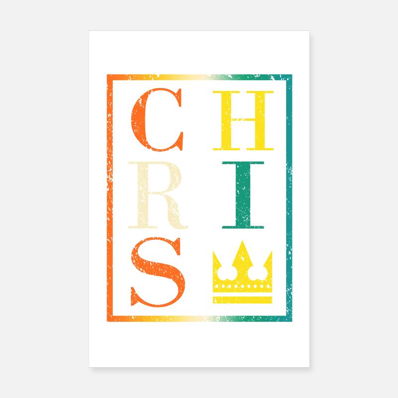 Conception de collage de lettres royales Poster 20 x 30 cm