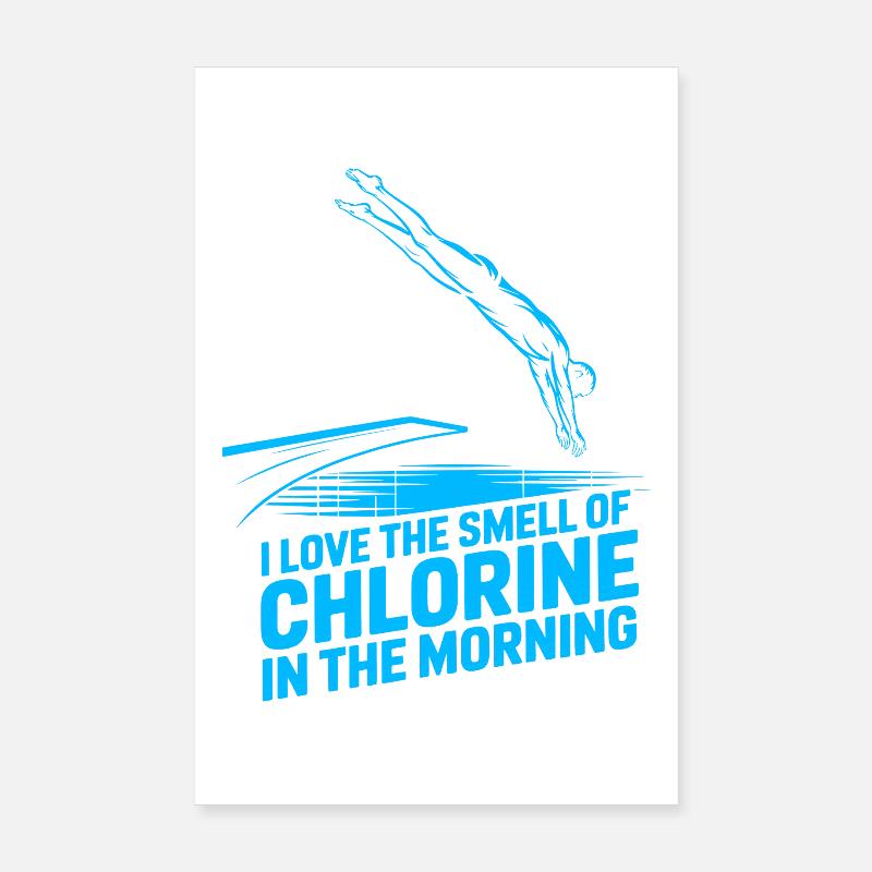 Diving diving board Poster 8" x 12" (20x30 cm)