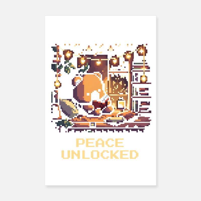 Peace unlocked: Hygge Poster 8" x 12" (20x30 cm)