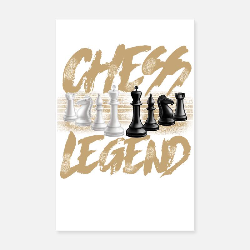 Schach Poster 20x30 cm