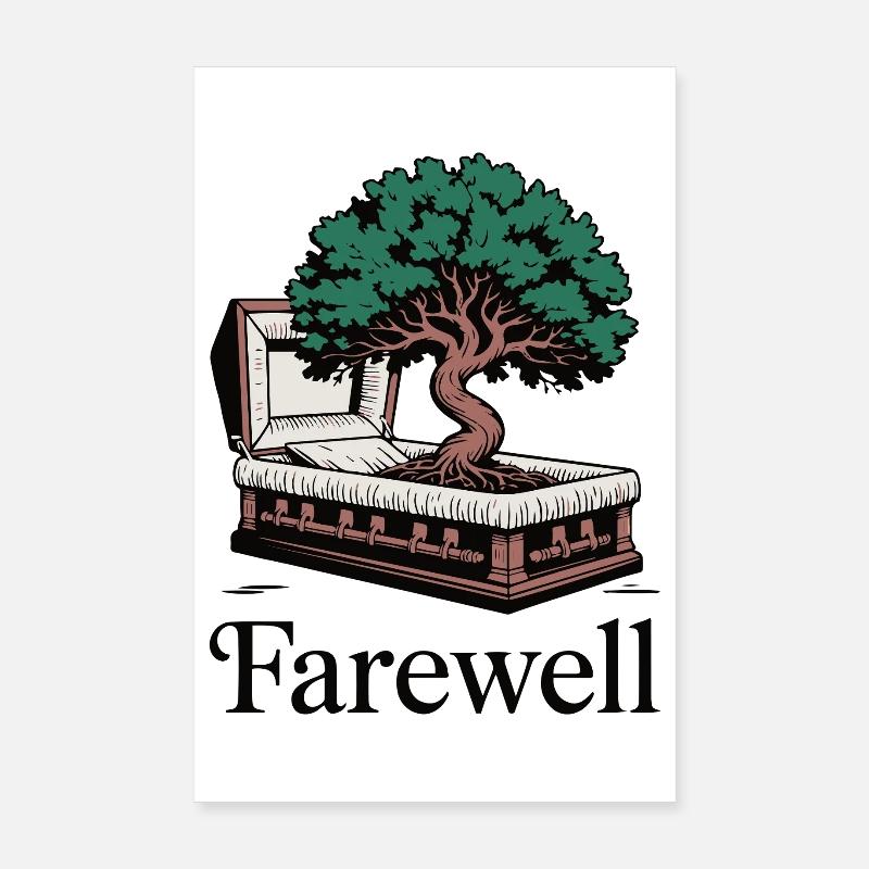 Conception de l'arbre de vie commémoratif Poster 20 x 30 cm